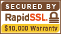 your data secured RapidSSL